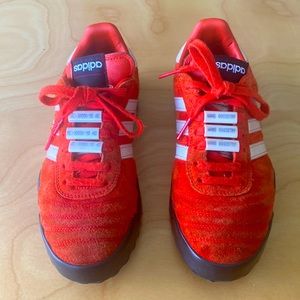 Alexander Wang x Adidas orange suede trainer unisex men’s 6.5 / women’s 7.5